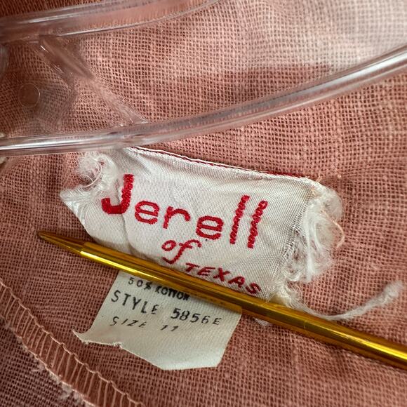 Jerell of Texas Women 70sTiered Prairie Maxi Dress Size 11 Vintage Boho Romantic - Picture 7 of 12